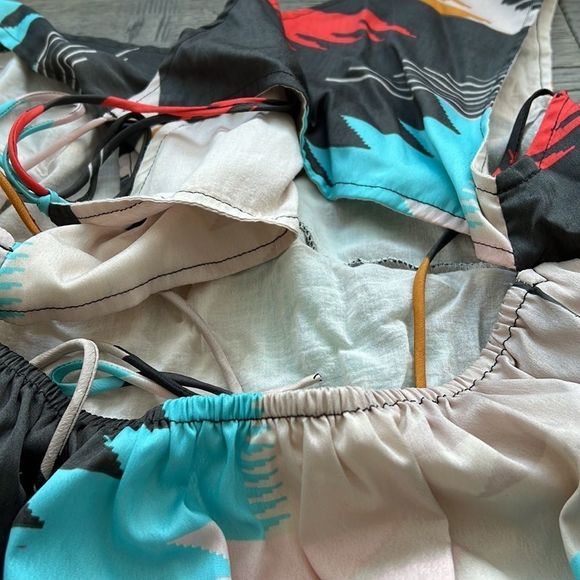 Billabong | Aztec high low summer dress - Picture 7 of 9